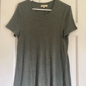 Madewell Green T-shirt dress size M